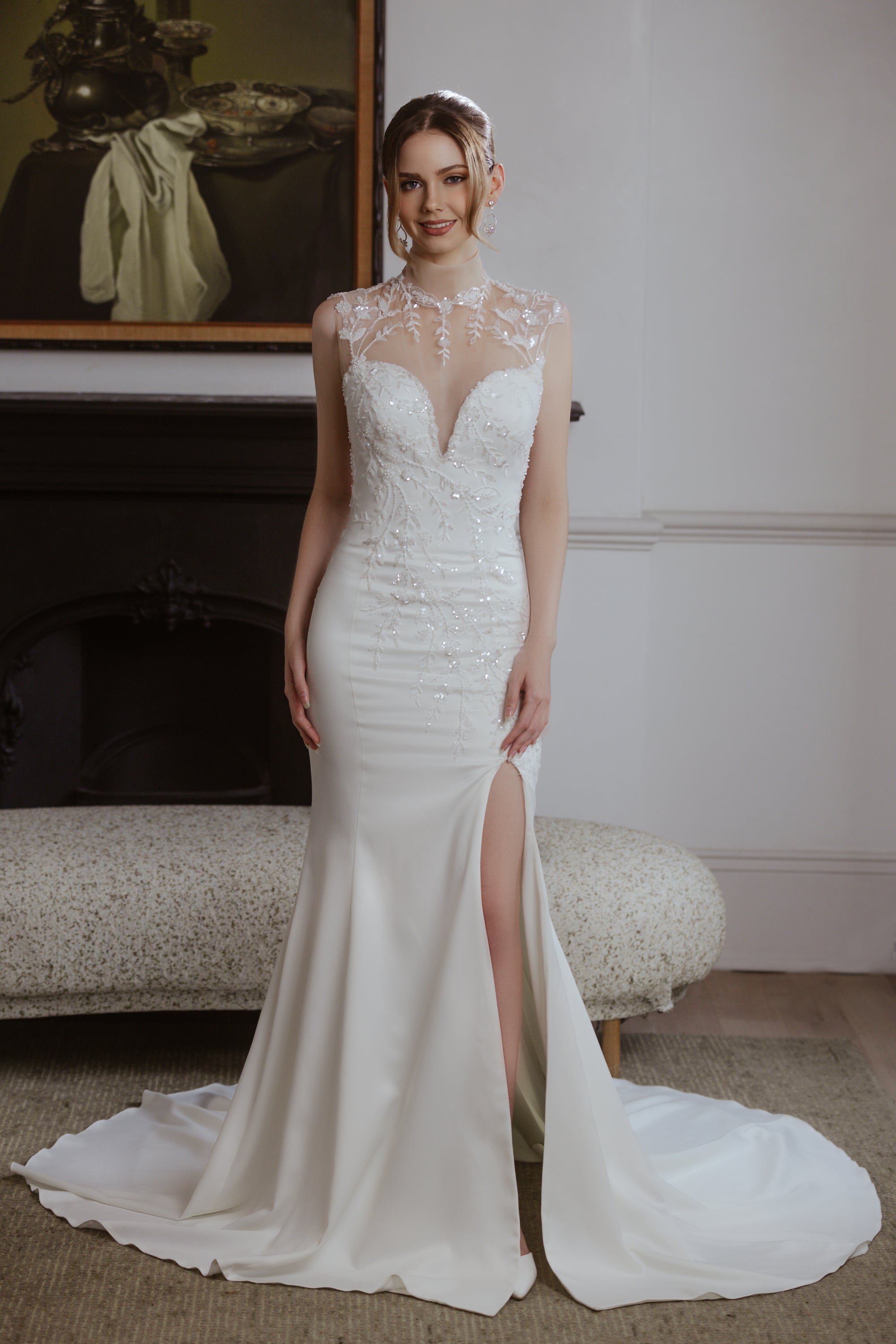MASAL luxury bridal gown detail