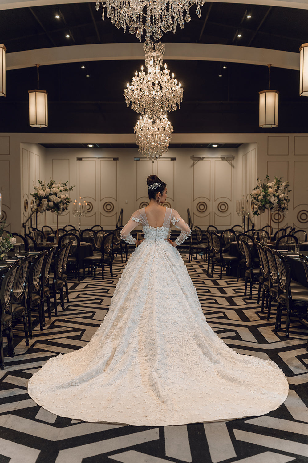 CAPUCINE-Ballgown Wedding Dress FULL BACK LOOK 