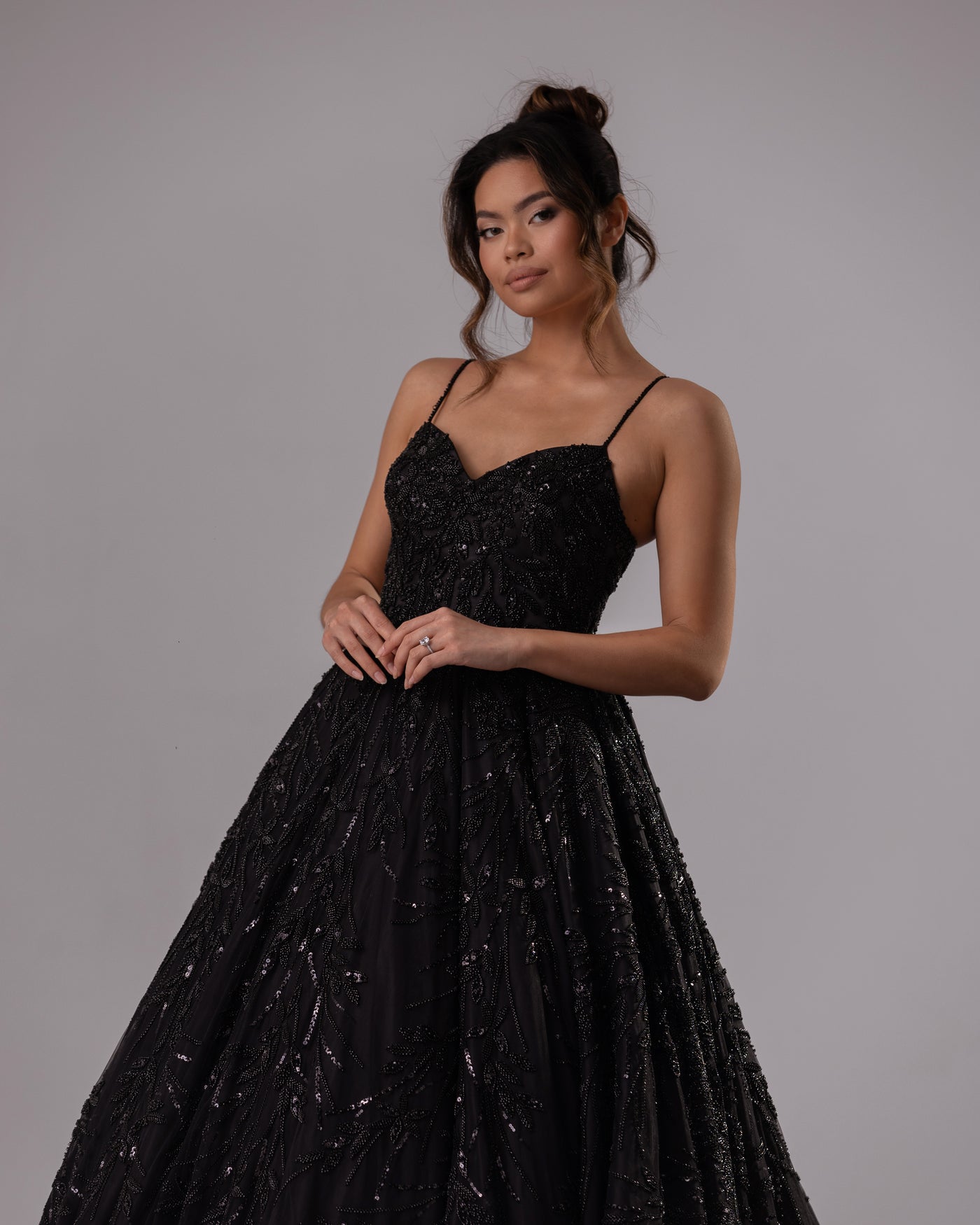 Persephone gown side view – MASAL