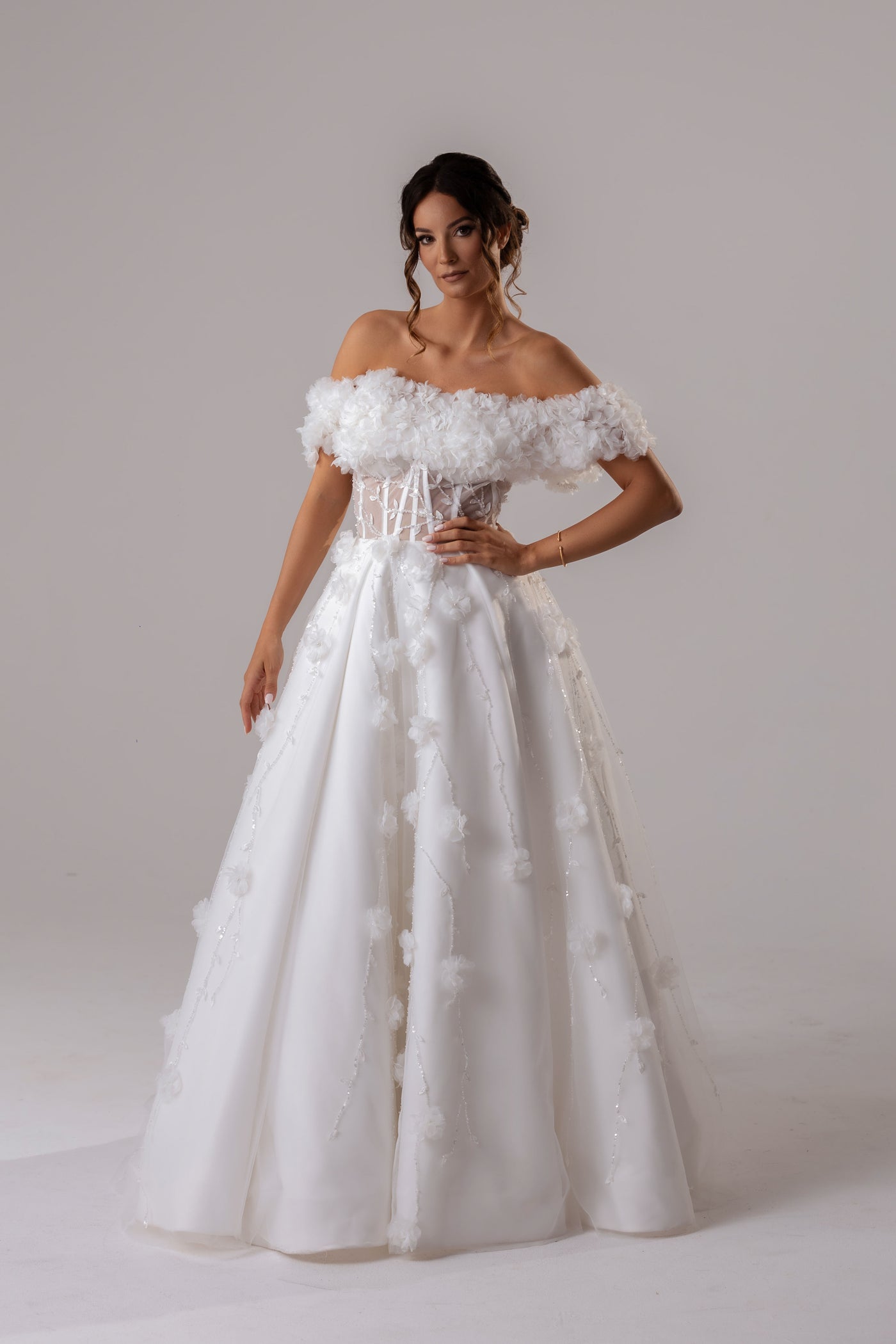 Pinar gown front view – MASAL