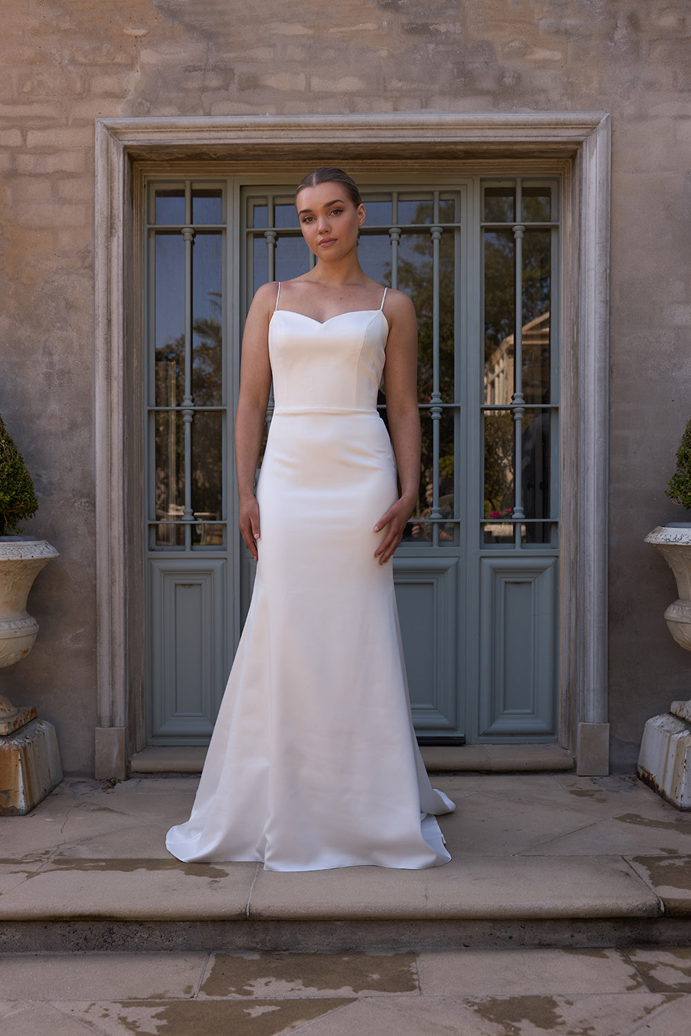 Sedef bridal gown front view – MASAL