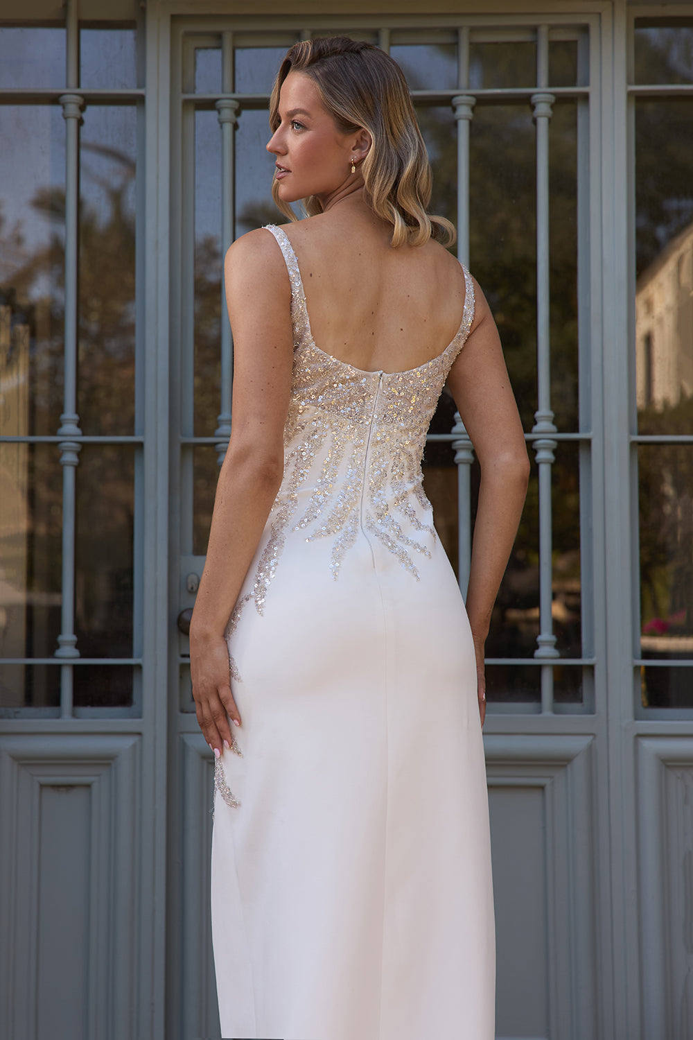 Vanesa bridal gown back view – MASAL
